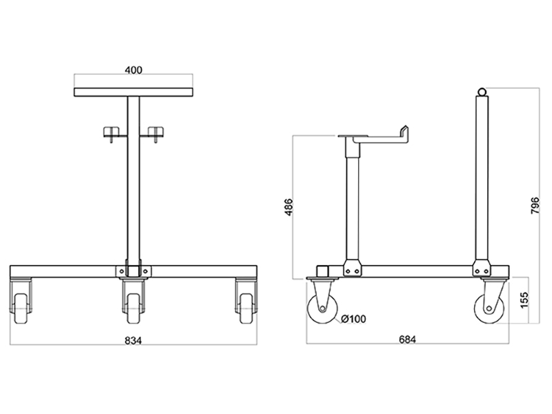 Vacuum Lifter Parking Station PSAVLP1